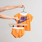 Two-Piece Set - Orange Nike Swoosh